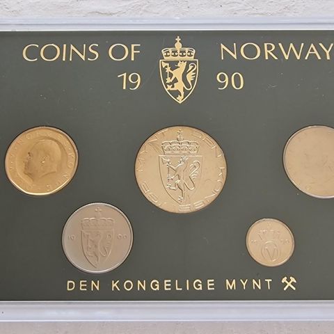 Norsk Myntsett (1990) Coins of Norway