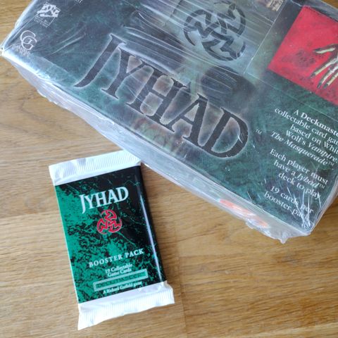 Jyhad / Vampire the eternal struggle, booster packs fra 1994. Vtes tcg samlekort