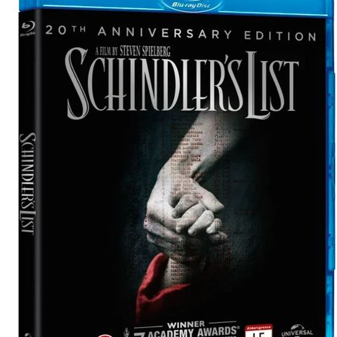 Schindlers List -  20th Anniversary Edition