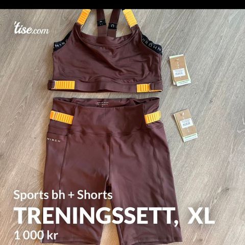 Treningssett - Sports bh og Shorts