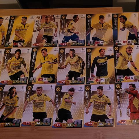 20 Dortmund fotballkort