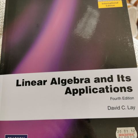 Linear algebra and its applications