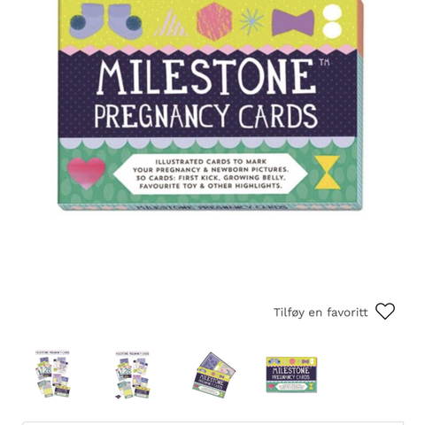 Milestone pregnancy cards