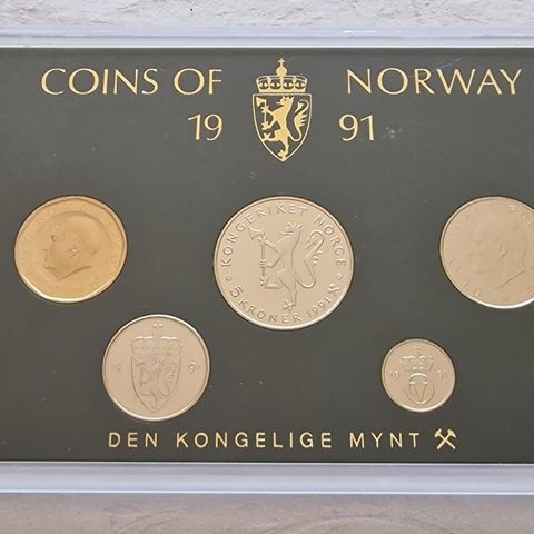 Norsk Myntsett (1991) Coins of Norway