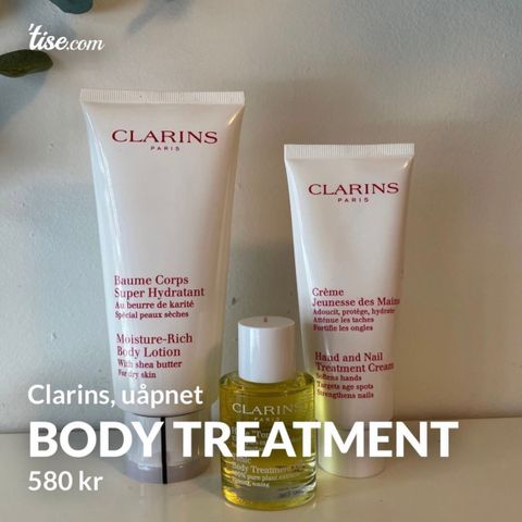 Clarins body treatment