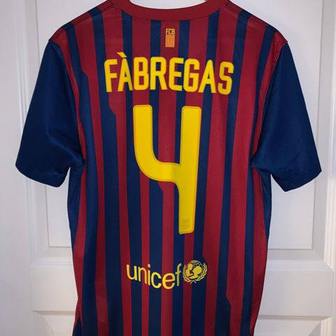 Fc Barcelona fotballdrakt Fabregas 2011/2012