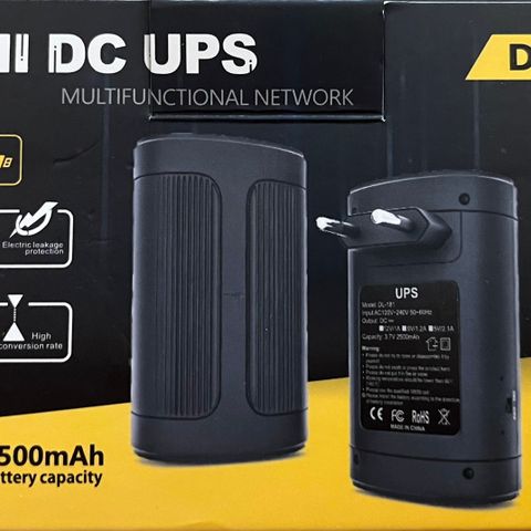 Mini DC UPS 2500mAh