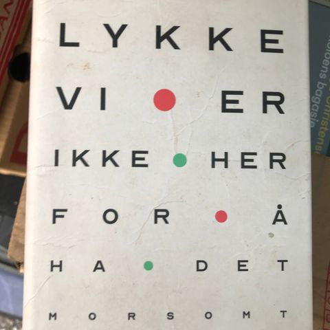 Vi er ikke her for å ha det morsomt av Nina Lykke (innbundet)