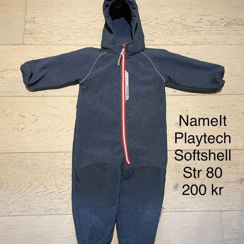 NameIt Playtech softshell dress str 80