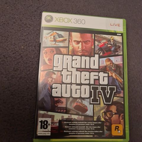 Grand Theft Auto IV(4) Xbox 360
