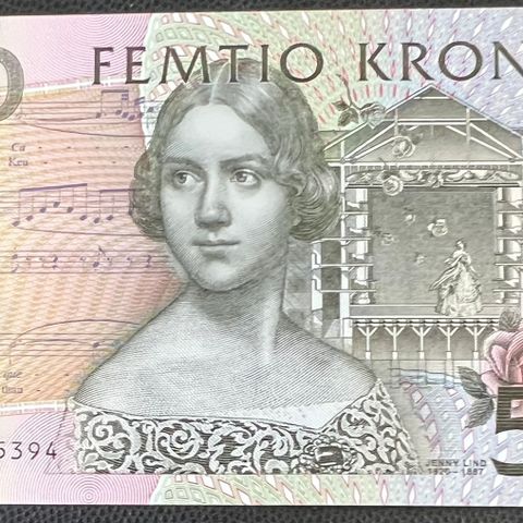 SVERIGE 50 KRONOR 1996.  Kv. 0.  SALG. JANUAR 2024