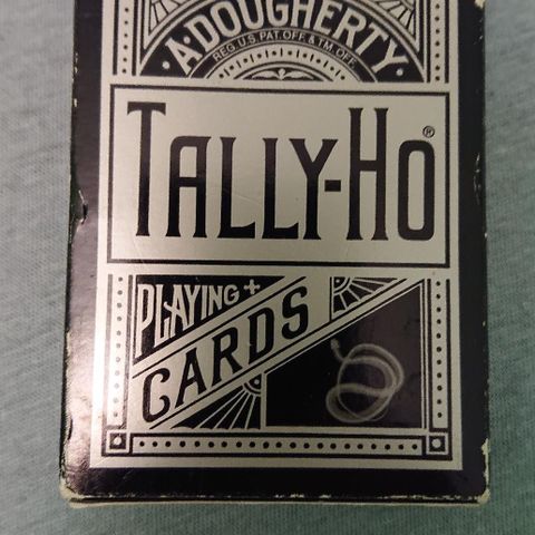 Tally-Ho playing cards 😃