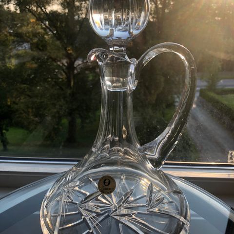 Zawiercie crystal-Captains Decanter.Unik karaffel kr 500