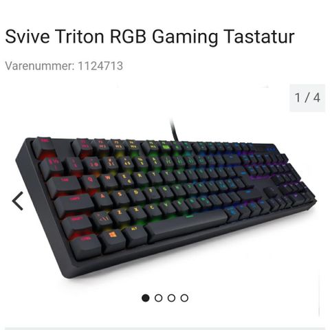 Tastatur - Svive Triton RGB Gaming