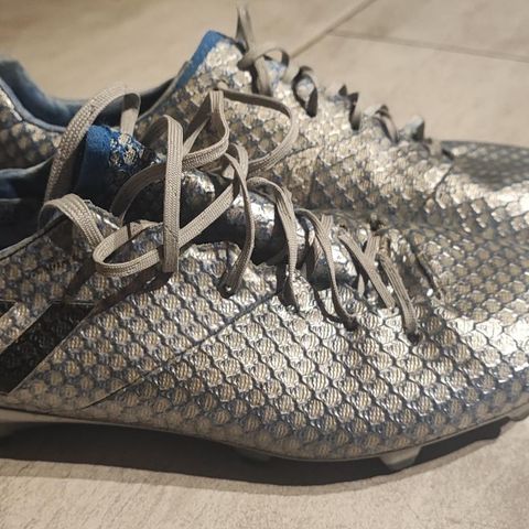 adidas Messi 16.1 FG/AG Mercury Sølv/Sort/Blå str 40 2/3