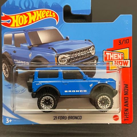 Hot Wheels 21 Ford Bronco - Then and now - GRX28