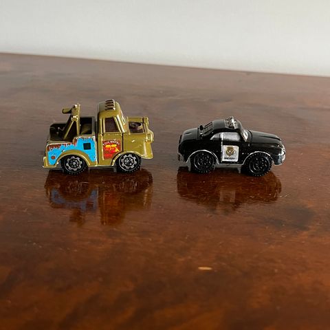 Små lekebiler fra «biler» filmen