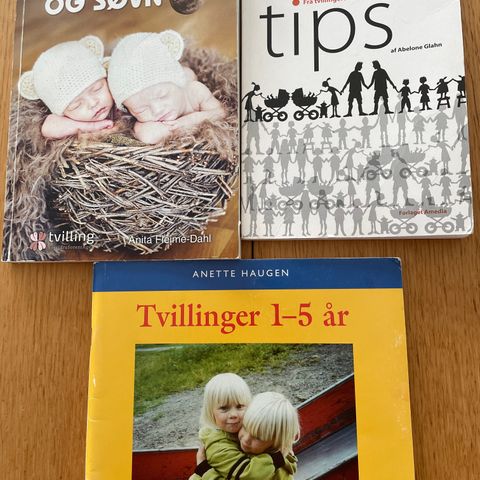 Kjempefine bøker om tvillinger