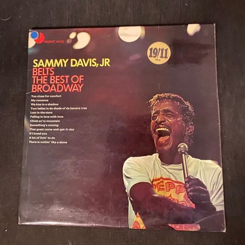 SAMMY DAVIS JR. VINYLSAMLING SELGES, KR. 200