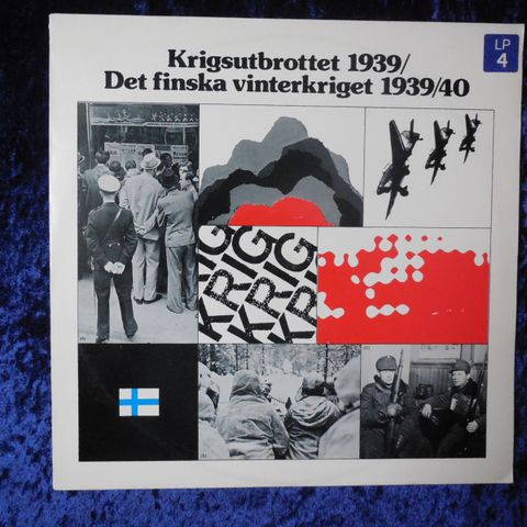 HISTORISK LYDDOKUMENT - KRIGEN 1939 / FINSK VINTERKRIG 1939/40 - JOHNNYROCK