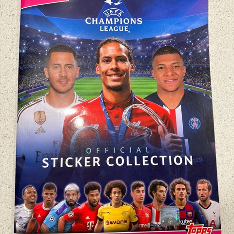 Topps UEFA Champions League sticker collection