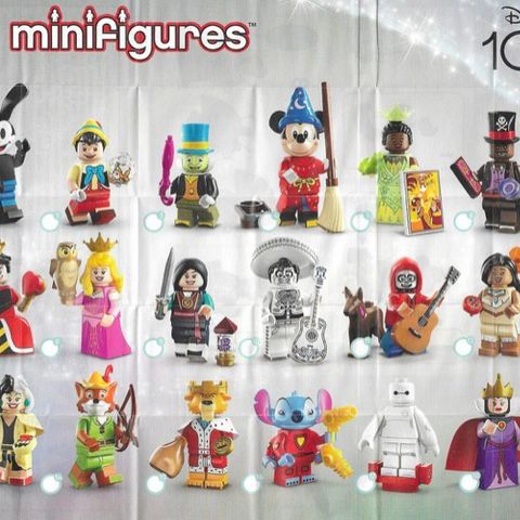 Lego minifigure fra Disney 100 år (71038)