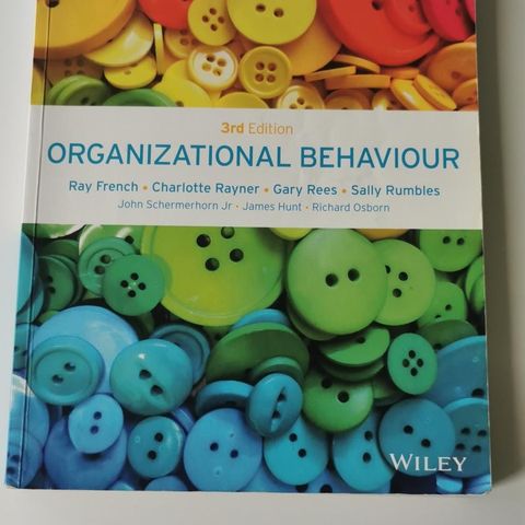 Organisational behaviour