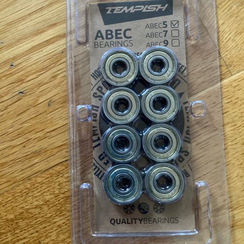 Abec 5 Tempish quality bearings 8 stykker