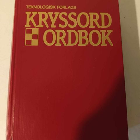 Kryssord bok