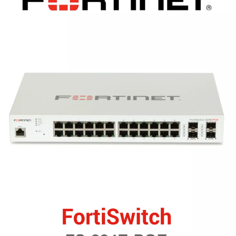 Fortiswitch - 24 gb porter. PoE+