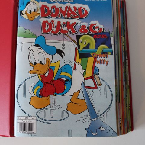 DONALD BLADER 1999 MED 49 BILAG OG TING I NOEN AV BLADENE