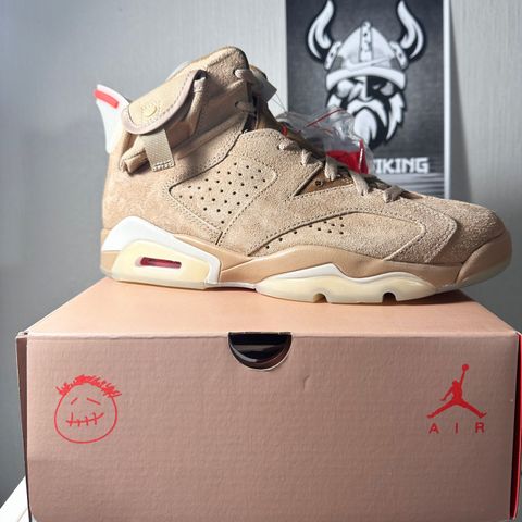 Air Jordan 6 x Travis Scott “Khaki” sz 40.5