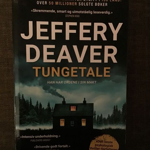 Pocketbok: Jeffery Deaver, Tungetale