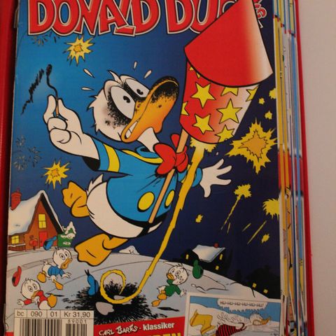 DONALD DUCK BLADER 2008 MED BILAG OG TING I BLADENE