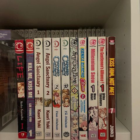Diverse shoujo manga
