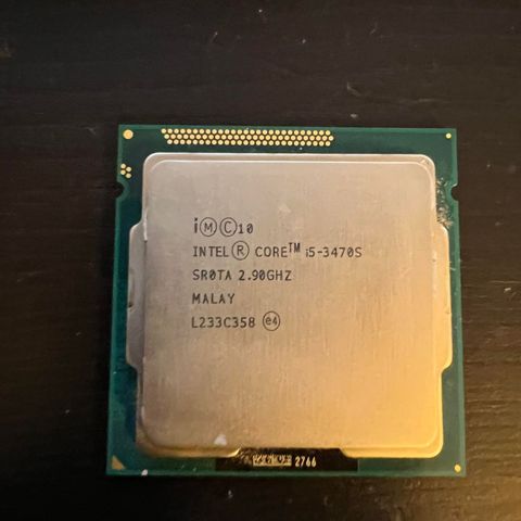CPU Intel I5-3470s