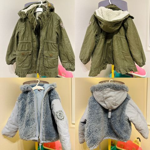 Diverse jakker for jente i str. 98-104