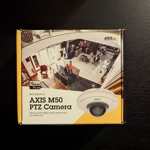 Axis M5075-G PTZ | Overvåkningskamera | Remote Justering + Z-wave Gateway