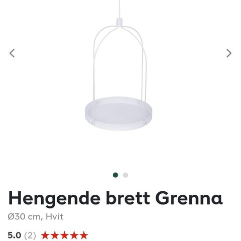 Hengende brett for planter(10stykker)