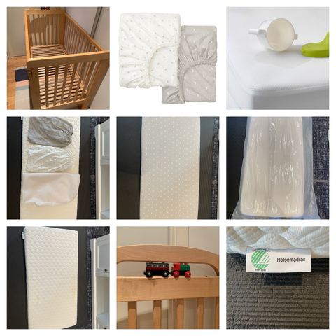 Whole crib set selling at decent price