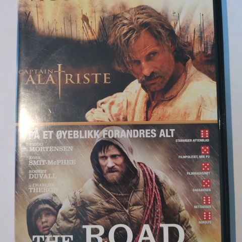 Captain Alatriste / The Road (DVD, norsk tekst)