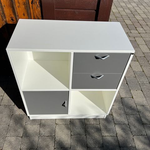 Cube design hylle med skap og skuffer