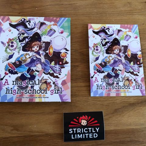 A magical high-school girl and the mysterious way home  - aluminium plate