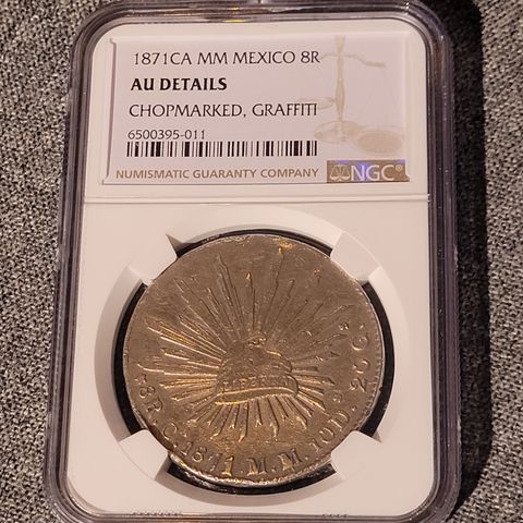 Mexico, 8 REALS 1871