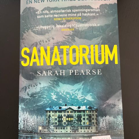 Sanatorium - Sarah Pearse