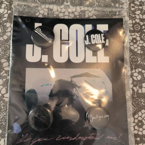 J. Cole "4 Your Eyez Only" Pin Set of (4)