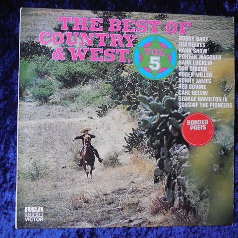 THE BEST OF COUNTRY & WEST Vol5 - BOBBY BARE - DON GIBSON - JOHNNYROCK