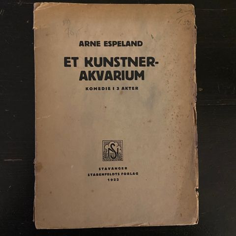 Arne Espeland - Et kunstnerakvarium