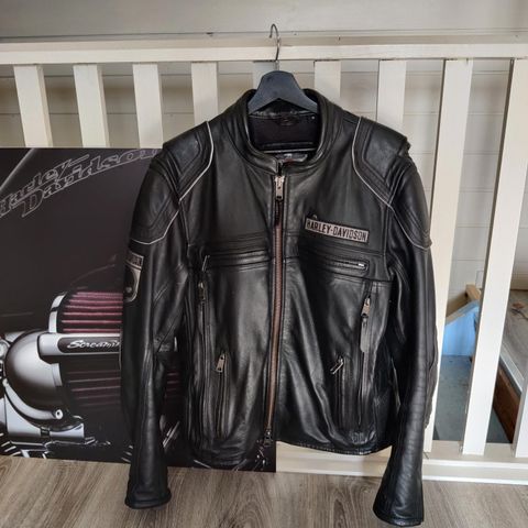 Harley Davidson skinn jakke