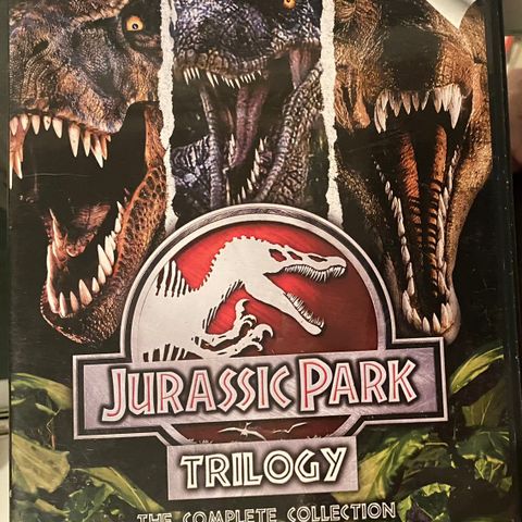 DVD - tre filmer Jurassic Park